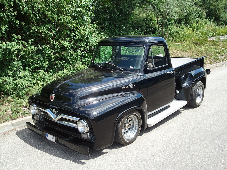Ford, Auto, zwart, pick-up, ons showcar