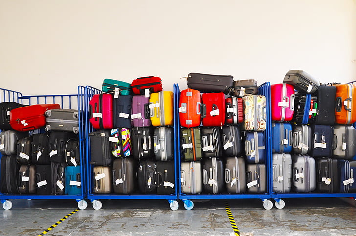 shop, luggage, colors, aircraft, tourism, in a row, industry
