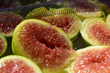 Figi, dojrzałe, owoce, jeść, słodkie, prawdziwe tchórzem, jedzenie