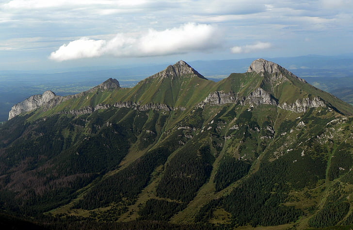 Eslováquia, Vysoké tatry, montanhas, natureza, Panorama, altos tatras