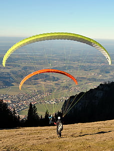 dra, paragliding helligdager, fly, paragliding