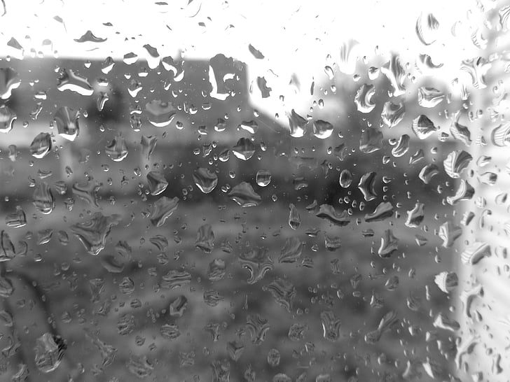 หล่น, ฝน, น้ำ, หยดน้ำ, หยาดฝน, น้ำฝนเพิ่ม, เปียก
