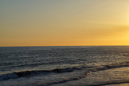El Salvador, playas, Dom, puesta de sol, amor, romántica, océanos