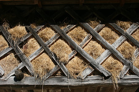 straw, hay, grange, farm