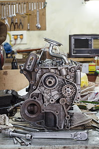 motor, Automobile, motorer, afvæbnet, workshop, reparation, Auto
