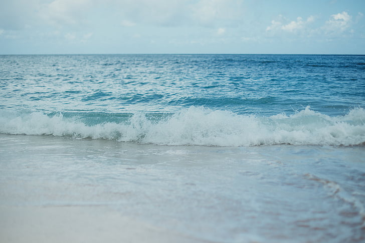 platja, Costa, horitzó, natura, oceà, Mar, marí