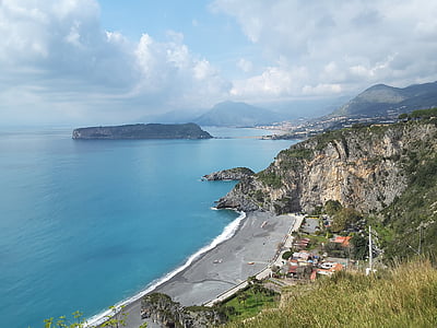 Praia mare, Insula dino, Calabria, Italia, Praia, peisaj, mare