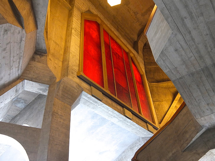 Goetheanum, Rudolf steiner, anthroposophes, Page d’accueil, fenêtre de, Couleur, bâtiment