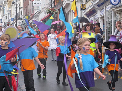 Carnaval de Ryde, Carnaval, baile de máscaras, masband, mas carnaval, carrinhos de Wight, Teatro de rua