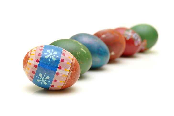 telur, Paskah, Telur Paskah, liburan, Perayaan, warna-warni, hijau