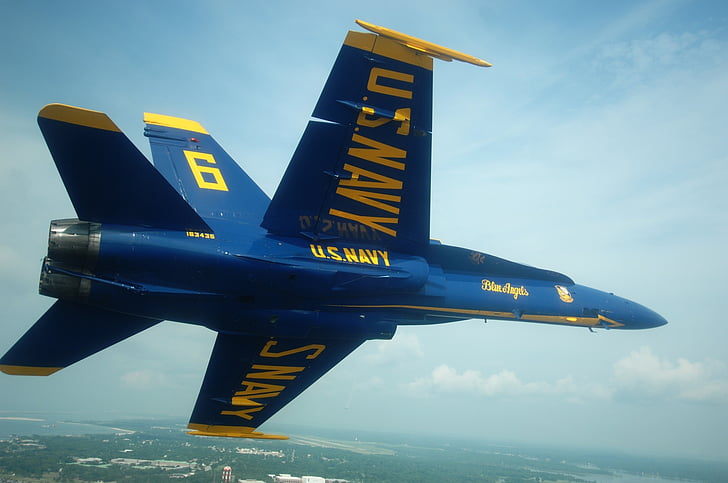 Blue angels, ilma-aluksen, lento, esittelyn laivue, Navy, Yhdysvallat, suorituskyky
