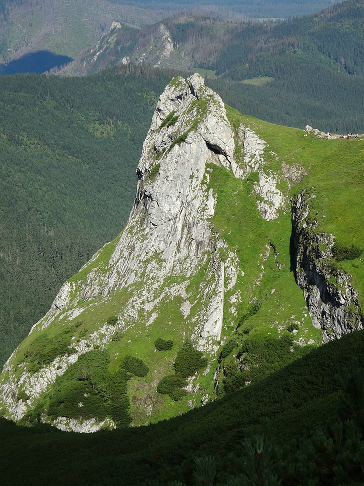 Lenkija, kalnai, Tatrai, kraštovaizdžio, Gamta, Lenkijos Tatruose, pėsčiųjų takai