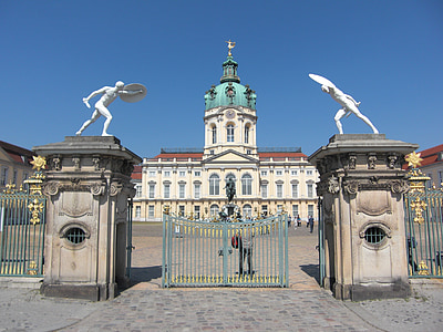 zámok charlottenburg, Berlín, hrad, kapitál, História, budova, Architektúra
