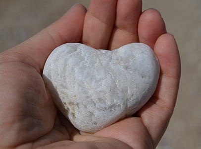 heart, stone, hand, love, shape, harmony, give