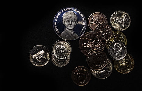 monētas, nauda, kolekcijas, Silver, metāls, saglabāšana, monētas