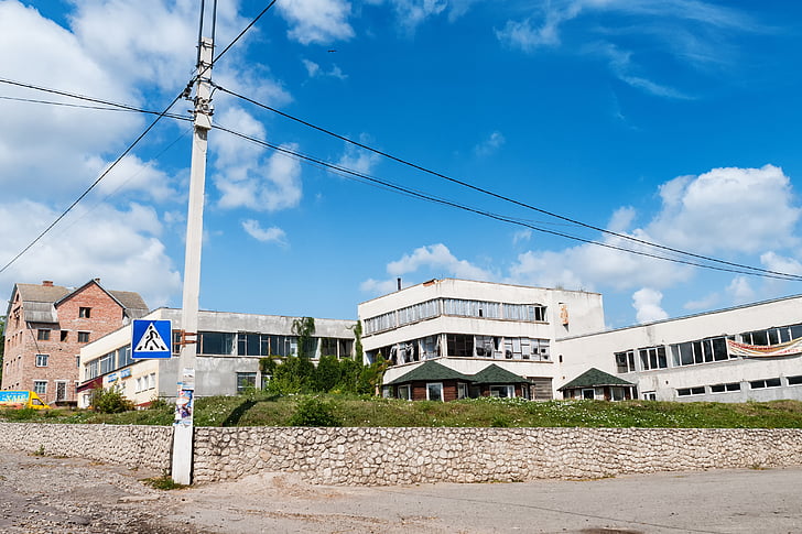 périmé, usine, ancienne usine, Tchortkiv, Ternopil, Ouest, Ukraine