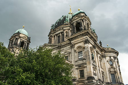 Берлин, Германия, Архитектура, Европа, город, Туризм, внешний вид здания