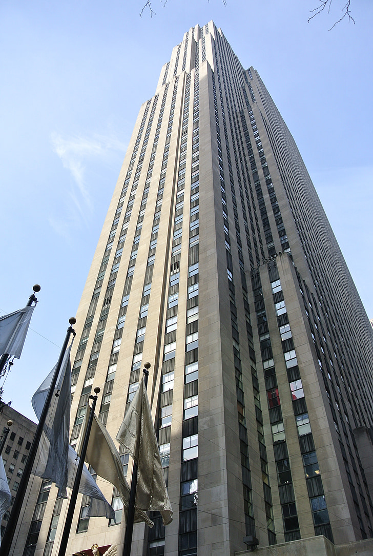 Rockefeller, Pusat, atas batu, Manhattan, Baru, York, Kota