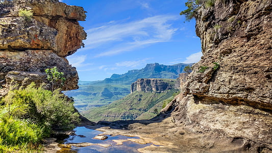 Drakensberg, Hoàng gia, Quốc gia, công viên, núi, sự hình thành đá, Thiên nhiên
