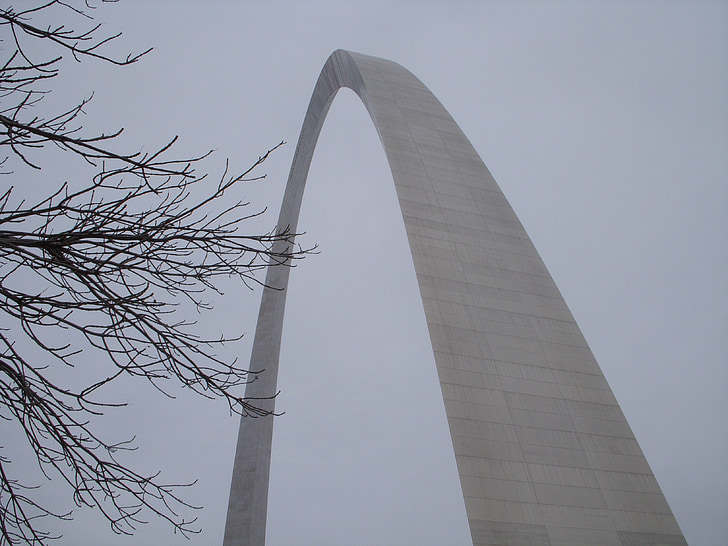 Arch, St louis, átjáró, Missouri, építészet, emlékmű, Landmark