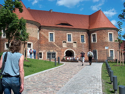 Belzig, hrad, Architektura, lidé, turistické, cestovní ruch, Historie