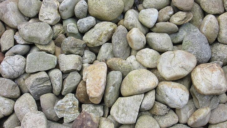 steiner, om, Plumpe, bakgrunn, mønster, rundt stone