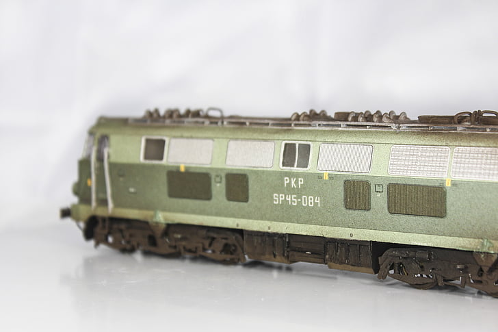 Papier-Modell, Choo Choo train, Lokomotive, PKP, Zug, Eisenbahn, Metall