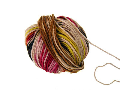 wool, cat's cradle, knit, colorful, hand labor, isolated