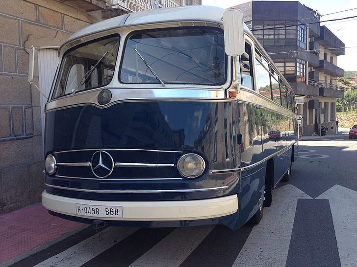 autobus, antigüo, Mercedes, Classic