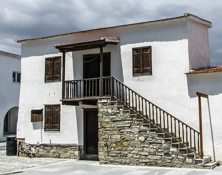 Kipras, kiti, senas namas, kaimas, Architektūra, tradicinis