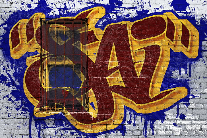 bakgrunn, Graffiti, Grunge, gatekunst, Graffiti vegg, graffiti kunst, kunstnerisk