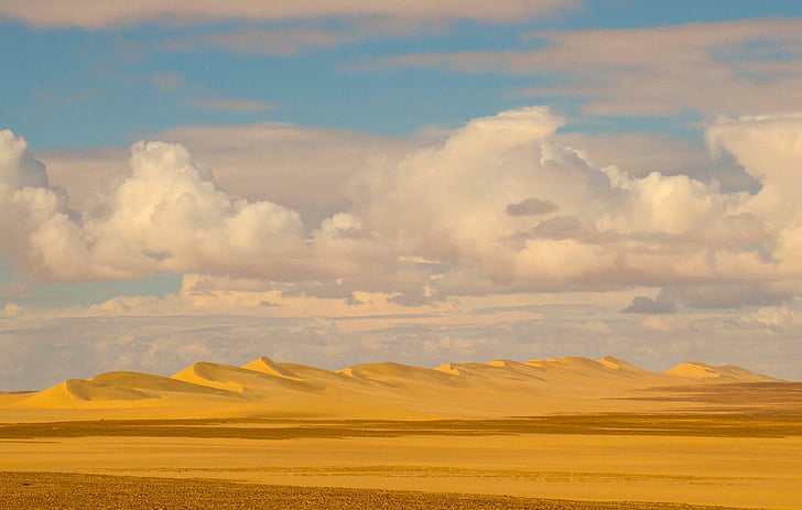gurun, Dunes, pasir, pemandangan, alam, kering, perjalanan