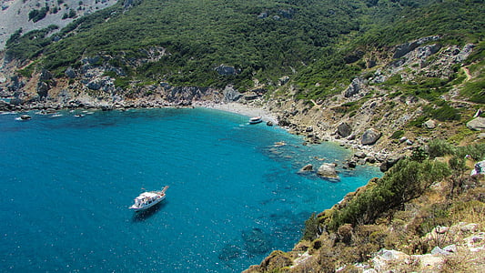 Kreikka, Skiathos, Island, Bay, Sporades, Välimeren, kesällä