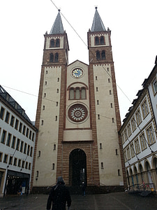 Würzburg, Dom, tarihsel olarak, Kilise, eski şehir, ilgi duyulan yerler, mimari