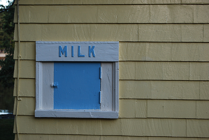 mælk, levering, mælkemanden, mejeri, Classic, traditionelle, Nova scotia