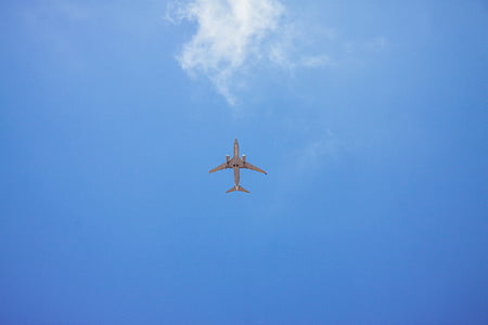 plane, sky, flight, aviation, take off, height, clouds