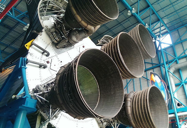 Kennedy space center, dyser, raket, kørsel, NASA, rumfart, videnskab