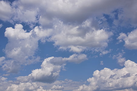 구름, 스카이, 블루, 구름 모양, 자연, 날씨, 공기