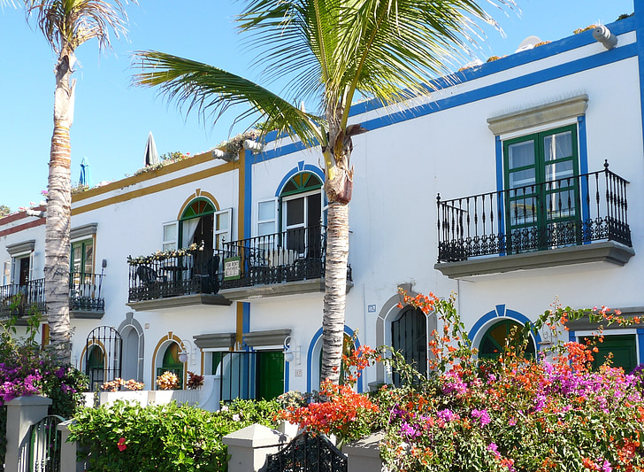 Apartament, casa adossada, vacances, Illes Canàries, Localització de Port, esmorzar amplificador de llit, veure