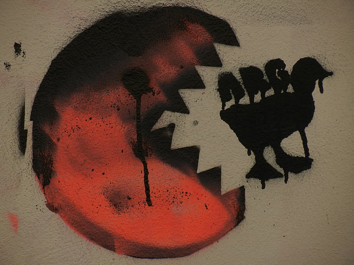 graffiti, art urbà, mural, Art, paret