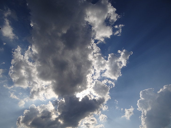 sky, clouds, cloud formation, blue