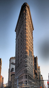아이언, 건물, 뉴욕, 1902, 스카이 스크 래퍼, 뉴욕 시티, 아키텍처