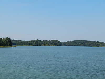 flood of košice, lake, view, landscape, poland