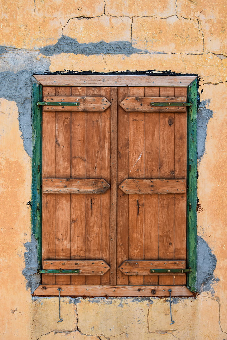 cửa sổ, gỗ, màu nâu, bức tường, Trang chủ, kiến trúc, truyền thống