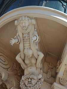demon, Ukras sa grotesknim likom, Mitska bića, skulptura, slika