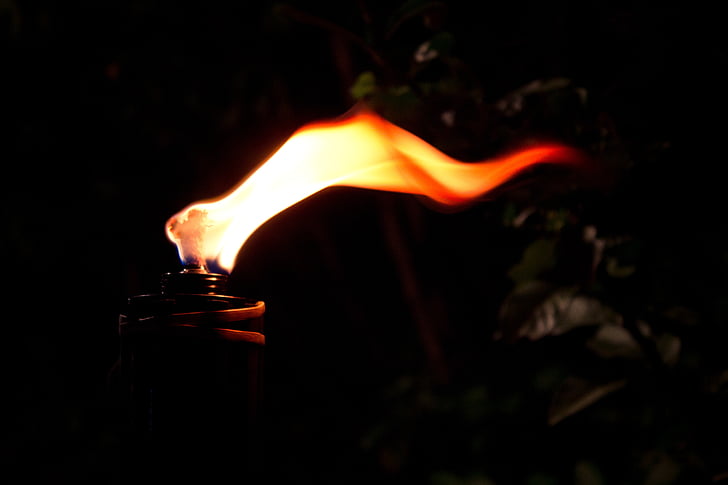 Closeup, Foto, plamen, pochodeň, oheň, teplo - teplota, vypalování