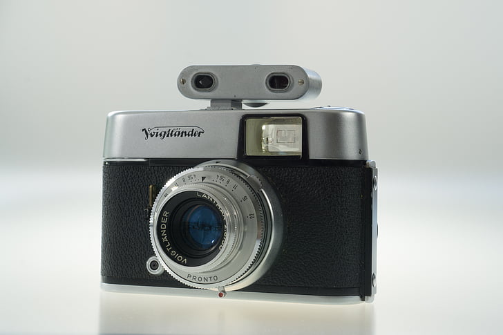 Voigtlander, c de Vito, cámara, años 60, Vintage, retro, análogo