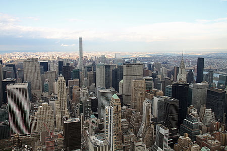 New york, Empire state Se, Manhattan, Urban, arkitektur, skyskraber, New york city