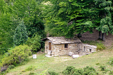 mum evi, Rustico, Orman, taş, Casa antica, taşlar, eski ev