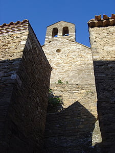l'església, sud de França, Minerva, Pierre, poble, Minervois, Catòlica